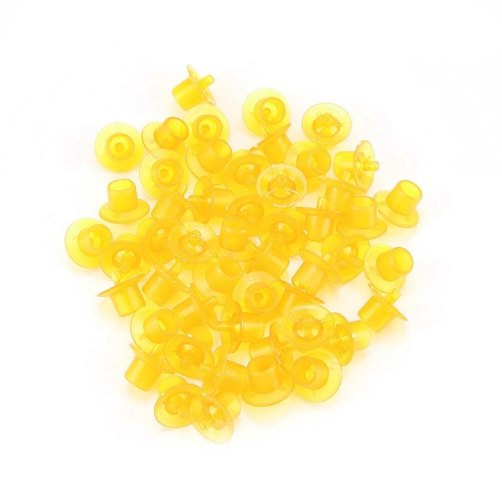 50pcs Beekeeping Queen Rearing Cell Cups Bee Keeper Equipment Tool Apiculture Supply Yellow Yellow