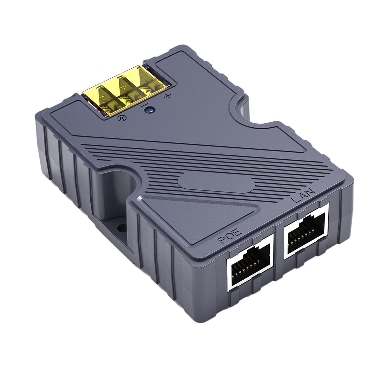 GigE PoE Injector 150W with ABS Surge ESD Protection DC Step Up Converter 12V?48V for V2 Internet