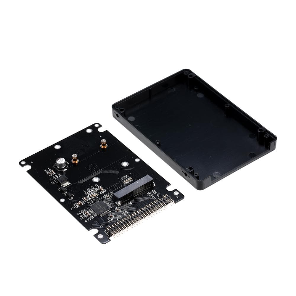 Adapter Card mSATA to IDE Adapter Card Converter Card mSATA to 2.5'' IDE Parallel Port Hard Disk black