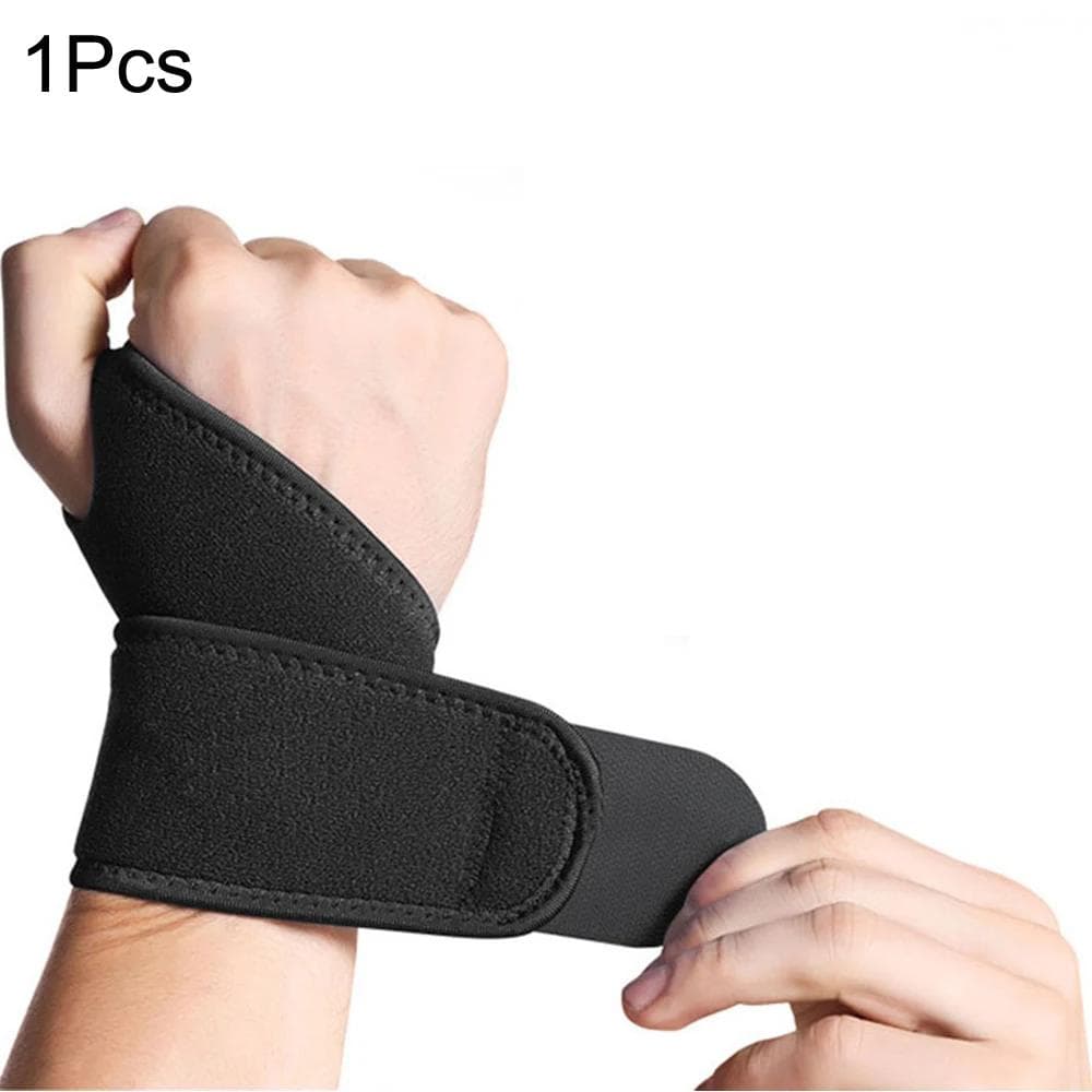 Adjustable Wrist Band Support Brace For Sports Tendonitis Pain Relief Compression Wraps Bandage 1PC