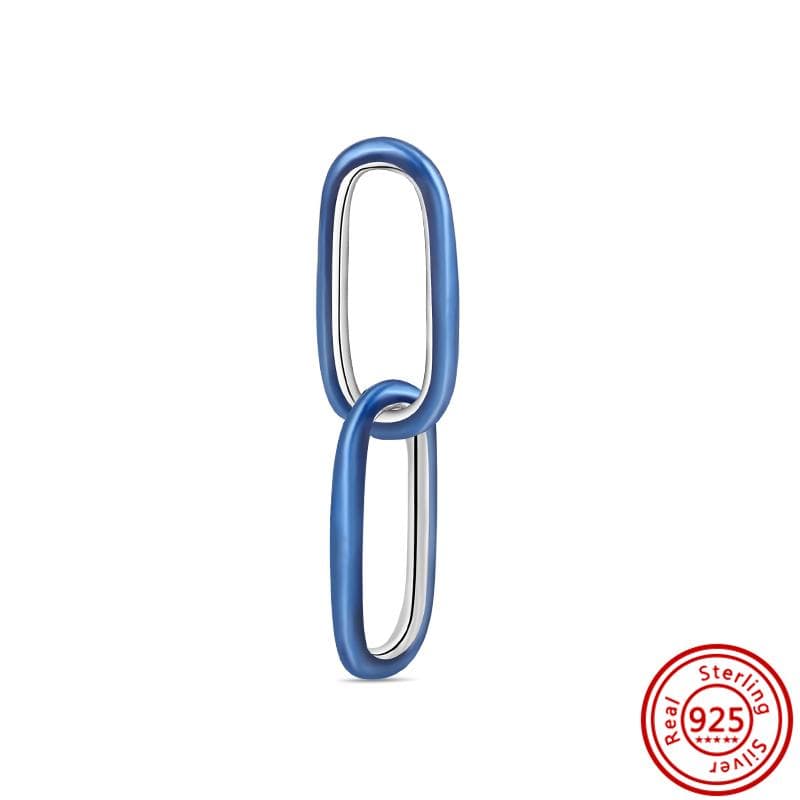 New Me Series Two-ring Connector Links Lucky Mini Charm Beads Fit Original Me Bracelet&Necklace Women Jewelry Gift