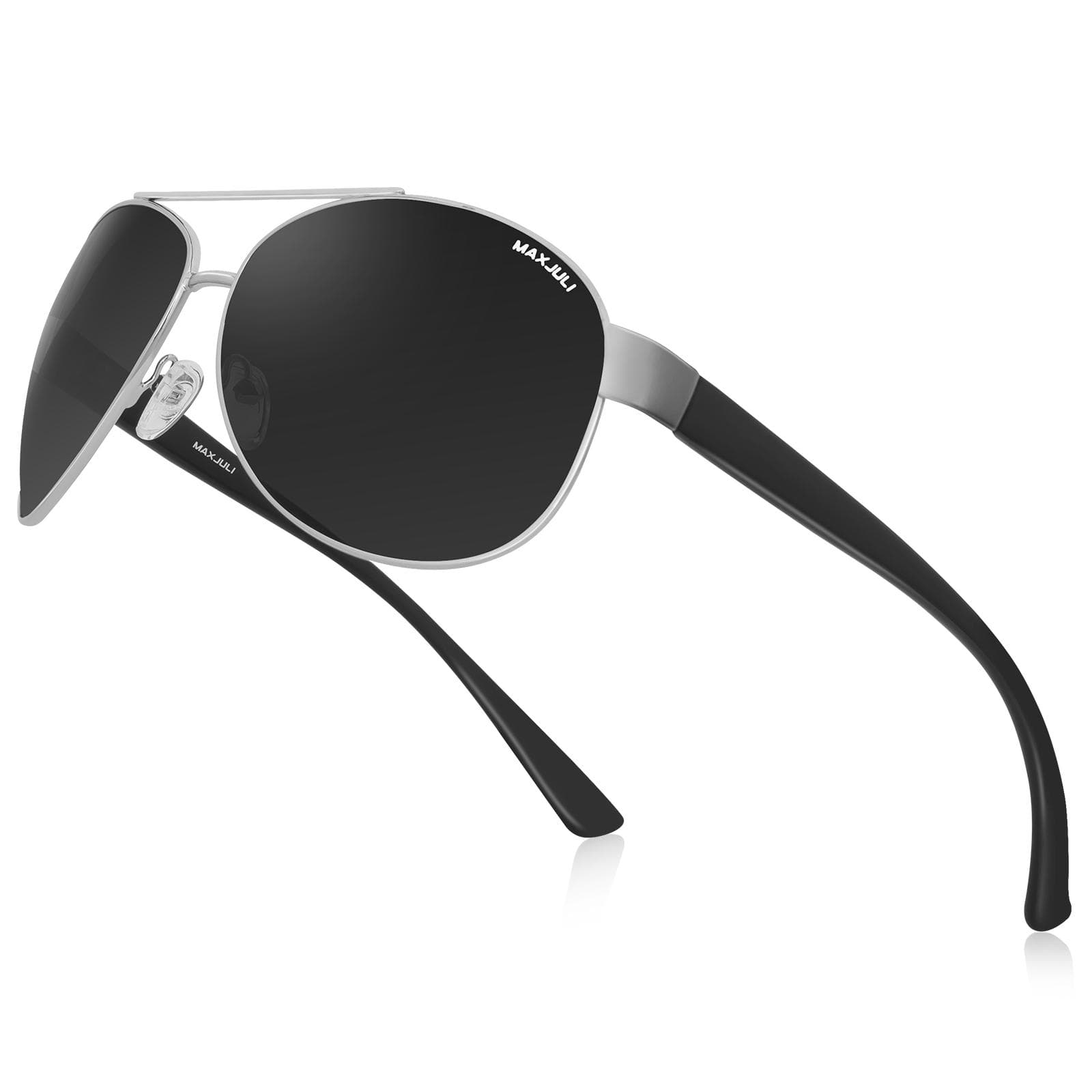 MAXJULI Aviator Sunglasses for Men Women UV 400 Protection Wrap Around Sun Glasses 8805 Clearance Sale