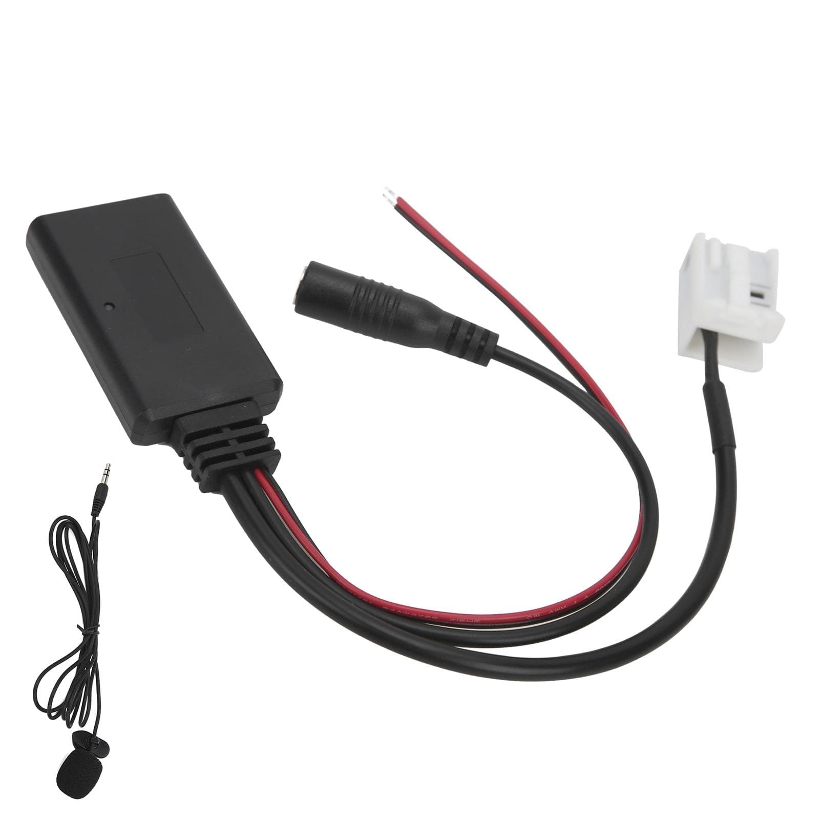 12Pin Bluetooth AUXIN Adapter with Microphone Smartphone Handsfree Calling Fit for RCD210 RCD300