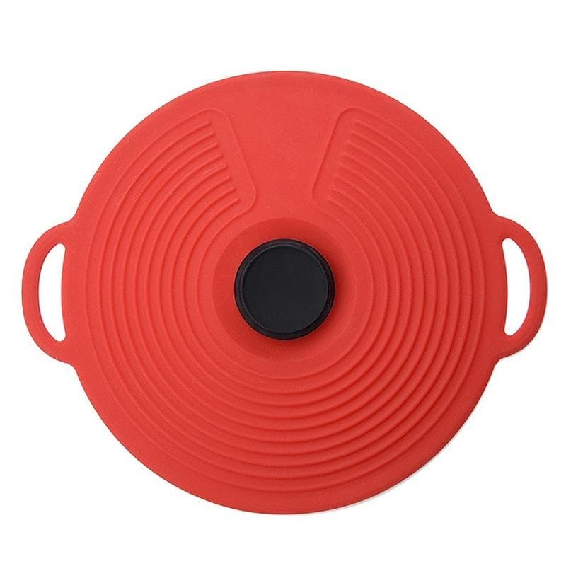 Reusable Self Sealing Lid Silicone Stretch Lids Universal Lid Silicone Bowl Pot Lid Silicone Cover Pan Cooking Food Fresh Cover red