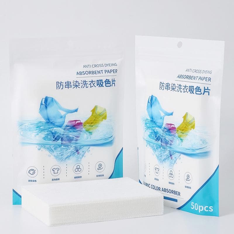 50pcs/100PCS/200PCS Laundry Detergent Sheets - Anti-Stringing Color Absorbent Sheets Anti-Dyeing Towel Clothes Stringing Mixing Paper 100Pcs