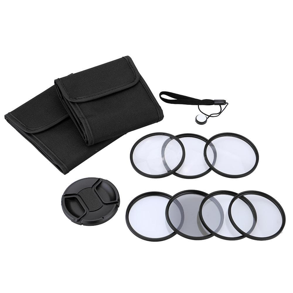 Andoer 62mm UV+CPL+Star8+Close-up (+1 +2 +4 +10) Photography Filter Ultraviolet Circular-Polarizing 62 mm