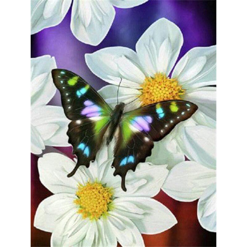 5D Diamond Painting Flower Landscape Butterfly Rhinestones Full Round Drill Diamond Embroidery 20X30CM