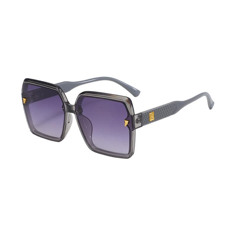 New Trendy Square Frame Sunglasses For Men Women High End UV Proof Fashion Sunglasses 7816