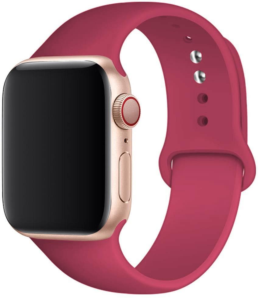 Silicone Strap For Apple Watch Band SE-10 42/46mm 44/45mm 38/40/41mm bracelet iwatch serie 9 8 7 6 5 4 3 ultra 2 49mm 42 44 45 49mm S-M