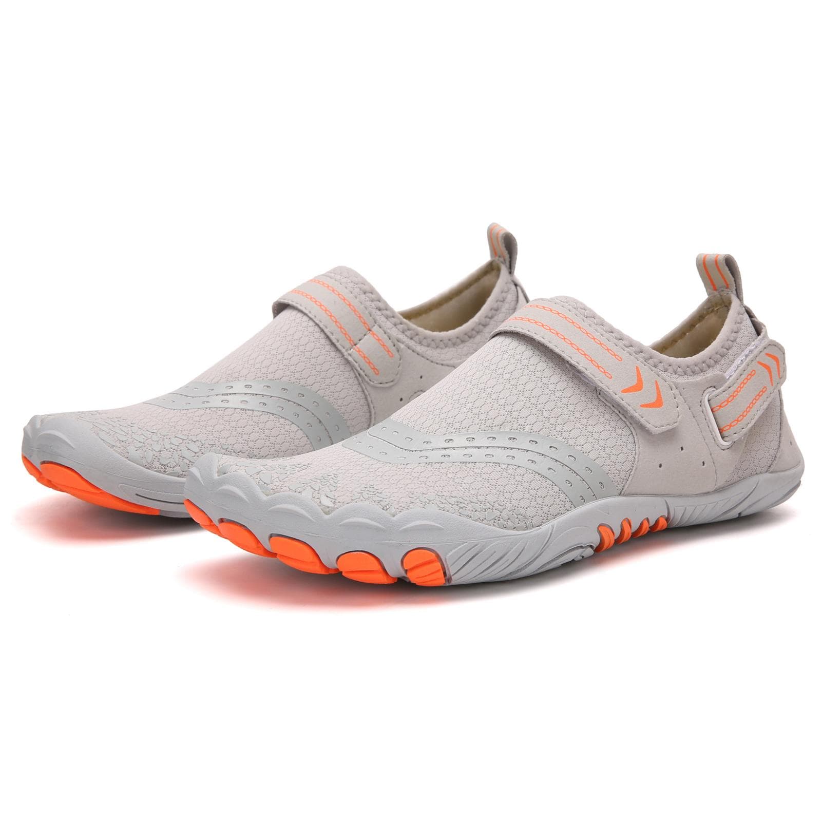 Quick Dry Trekking Shoes Women Men Lightweight Sport Shoes for Beach Kayak Boat 40 grey