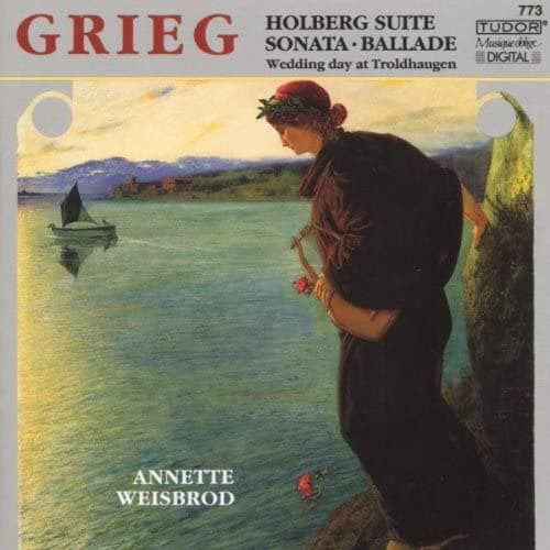 CD ANNETTE WEISBROD - Grieg: Holberg Suite/Sonata TUDOR773 Austria Classical Used