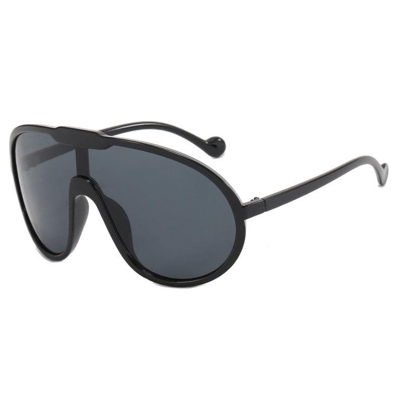 New Big Pilot Women Sunglasses Fashion Oversized One-piece Lenses Men Sun Glasses Outdoor Summer Driving Shades