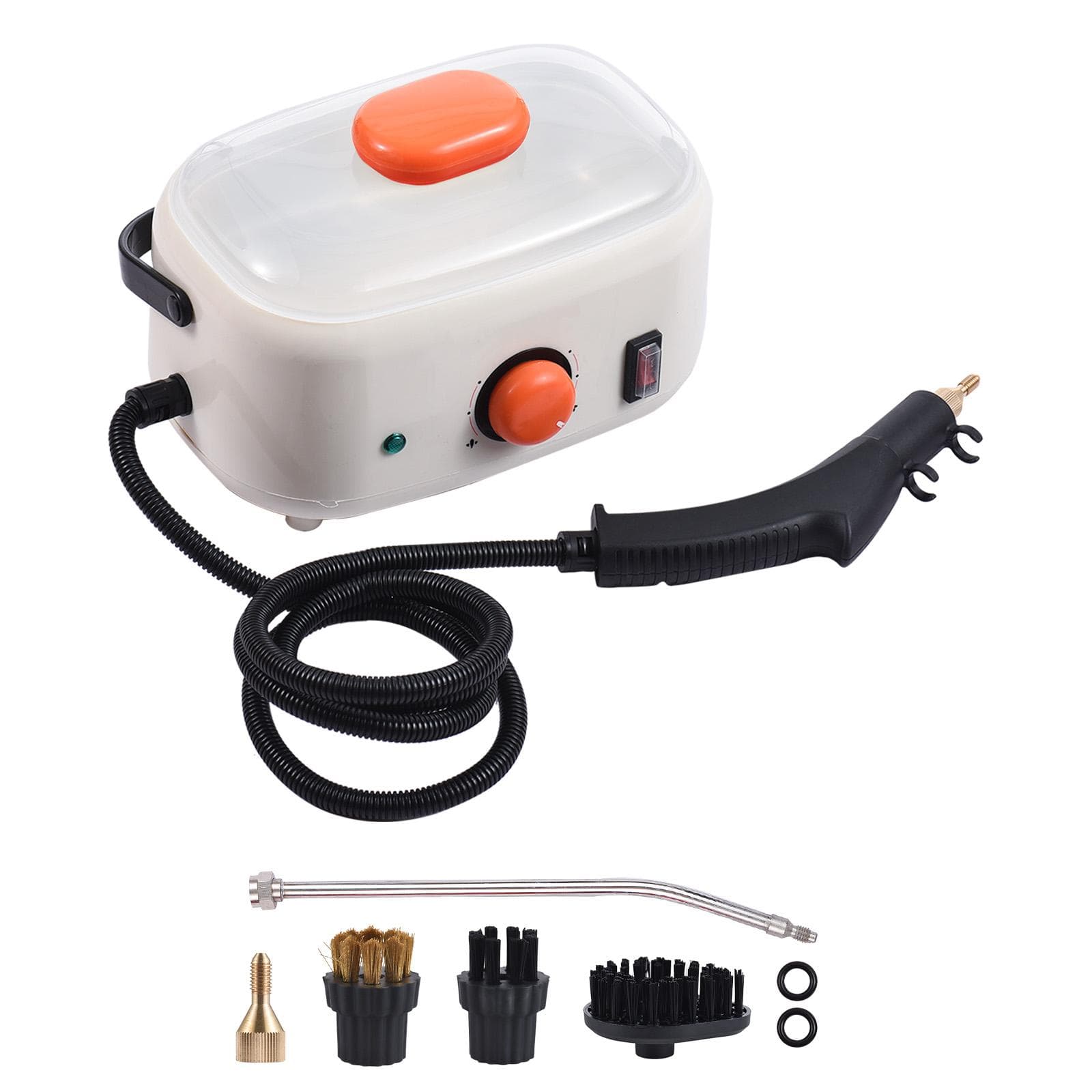 2800W Portable Handheld Steam Cleaner 2L Water Tank High Temperature 3 Bar Pressurized Steam AU Plug beige