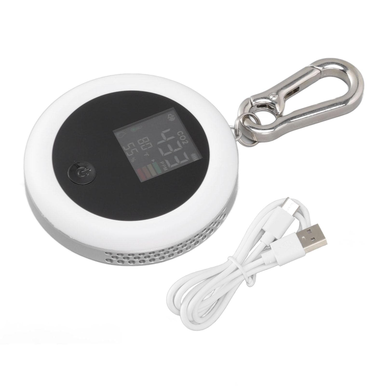 Infrared Mini CO2 Detector 3 in 1 Portable LCD Temperature Humidity Air Analyzer for Home Indoor