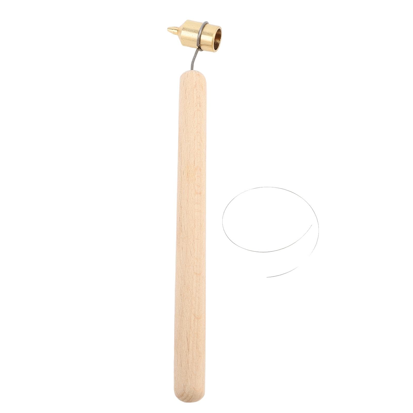 Fine Line Painting Pen Professional Wooden Handle Retro 0.3mm Slanting Fine Line Paint Pen for Rock