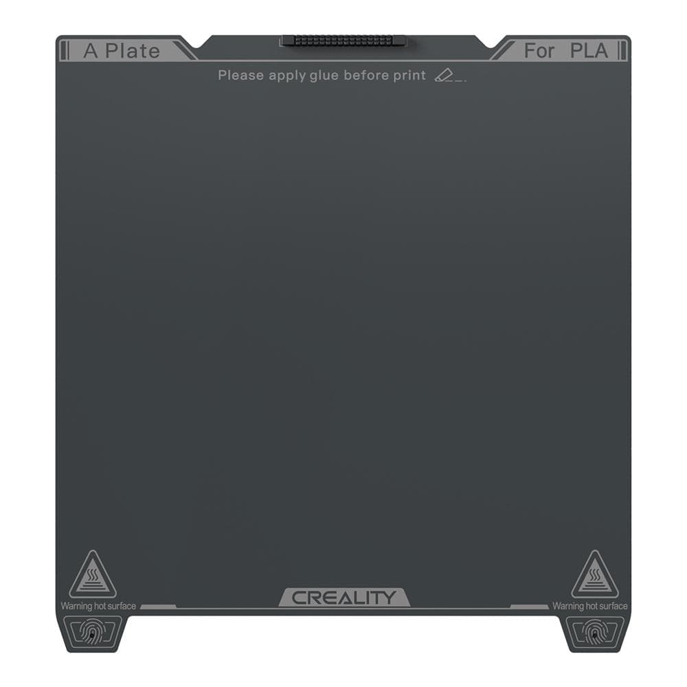 Creality K1C Smooth PEI Build Plate 235x235mmWithout Soft Magnetic Easy Model Removal High 0 black