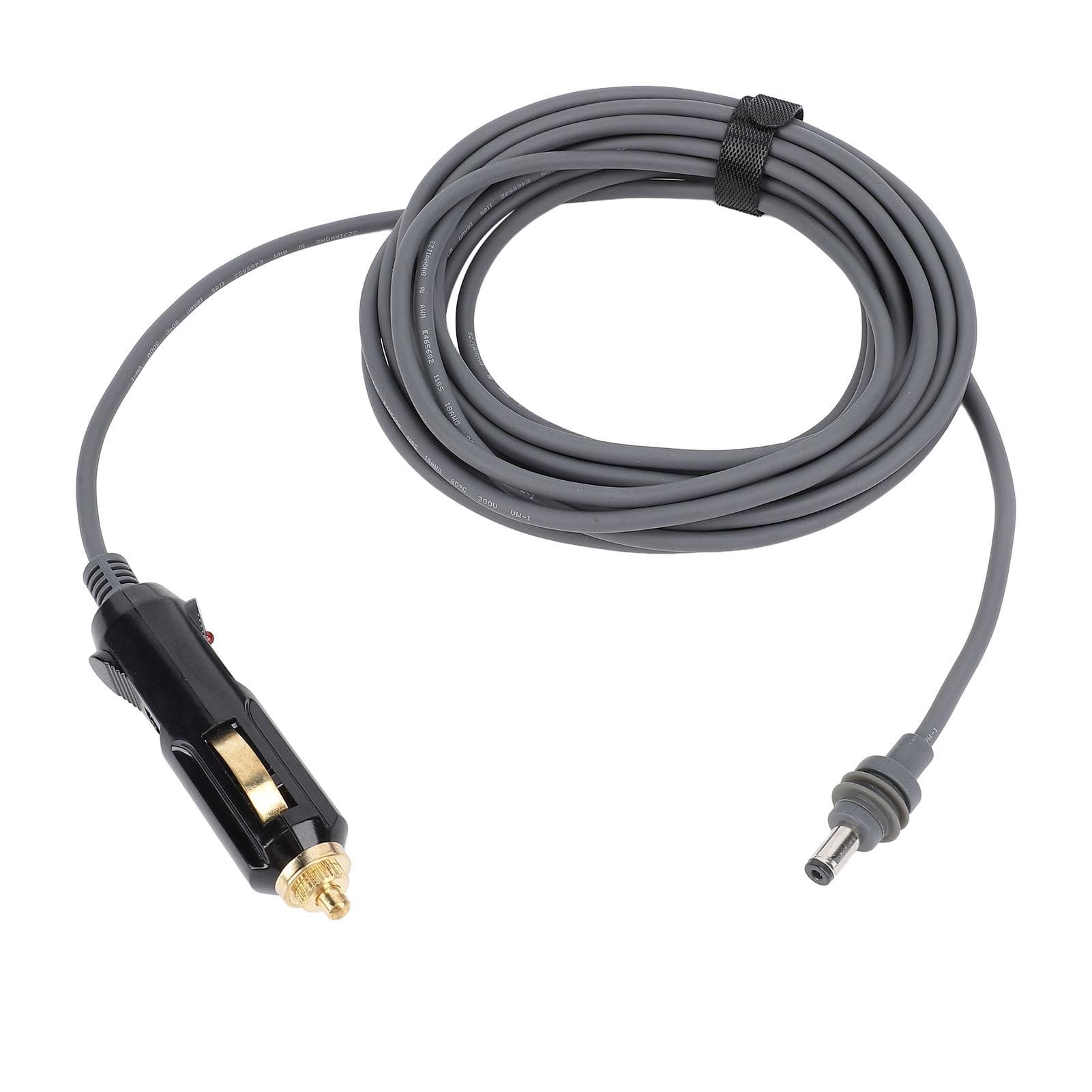 Satellite DC Power Cable 18AWG IP68 Water Resistant DC to Cigar Lighter Satellite DC Power 2.5m / 8.2ft