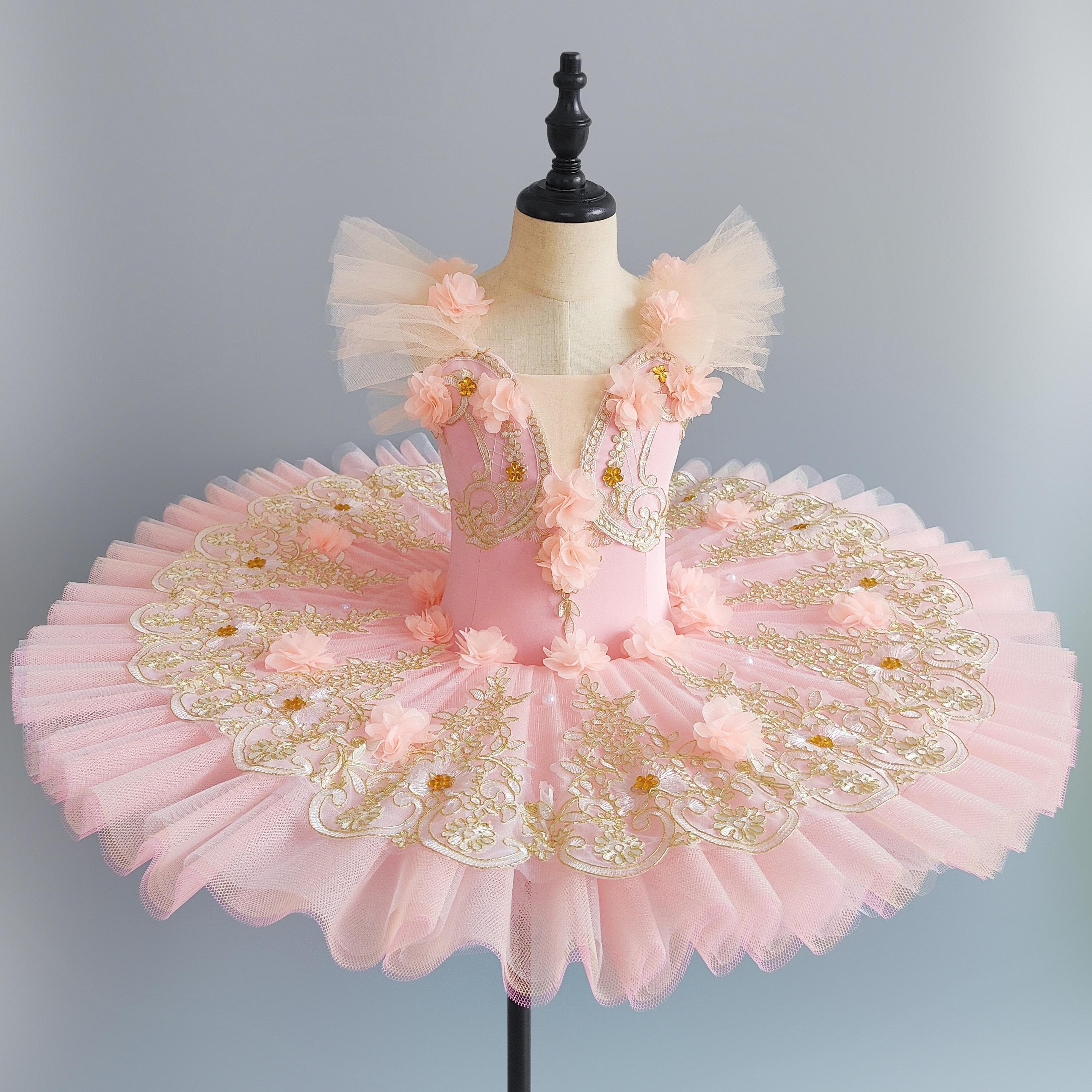 Classic Professional Ballet Tutu Dance Dress Girls Adult Kids Swan Lake Ballerina Party Dance Costume Leotards Ballet Dress 110 CM