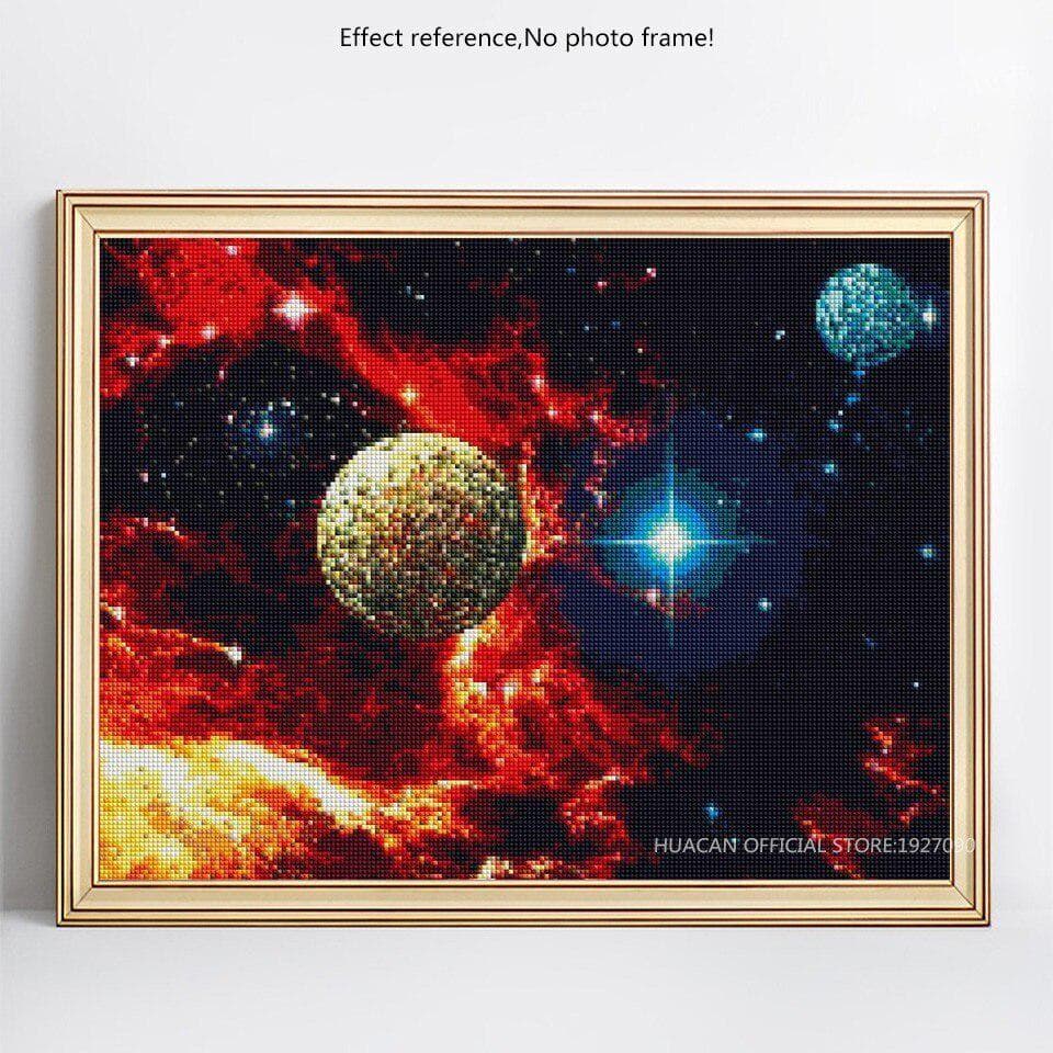 Diamond Painting Landscape Mosaic Gift Rhinestone Full Round Cross Stitch 20X30CM