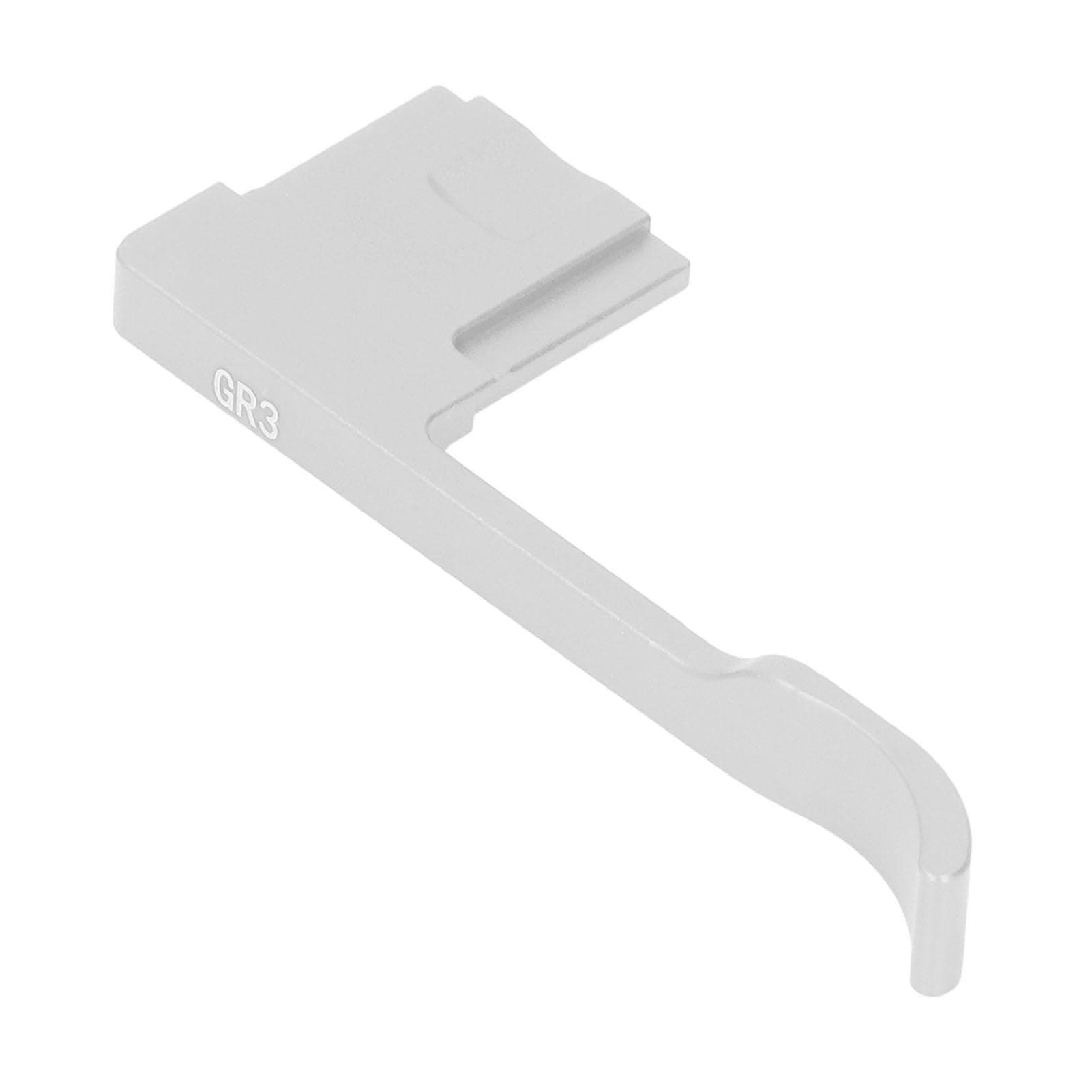 Camera Thumb Up Grip for GR III GR IIIX Metal Hot Shoe Thumb Up Rest Hand Grip Camera Accessories silver