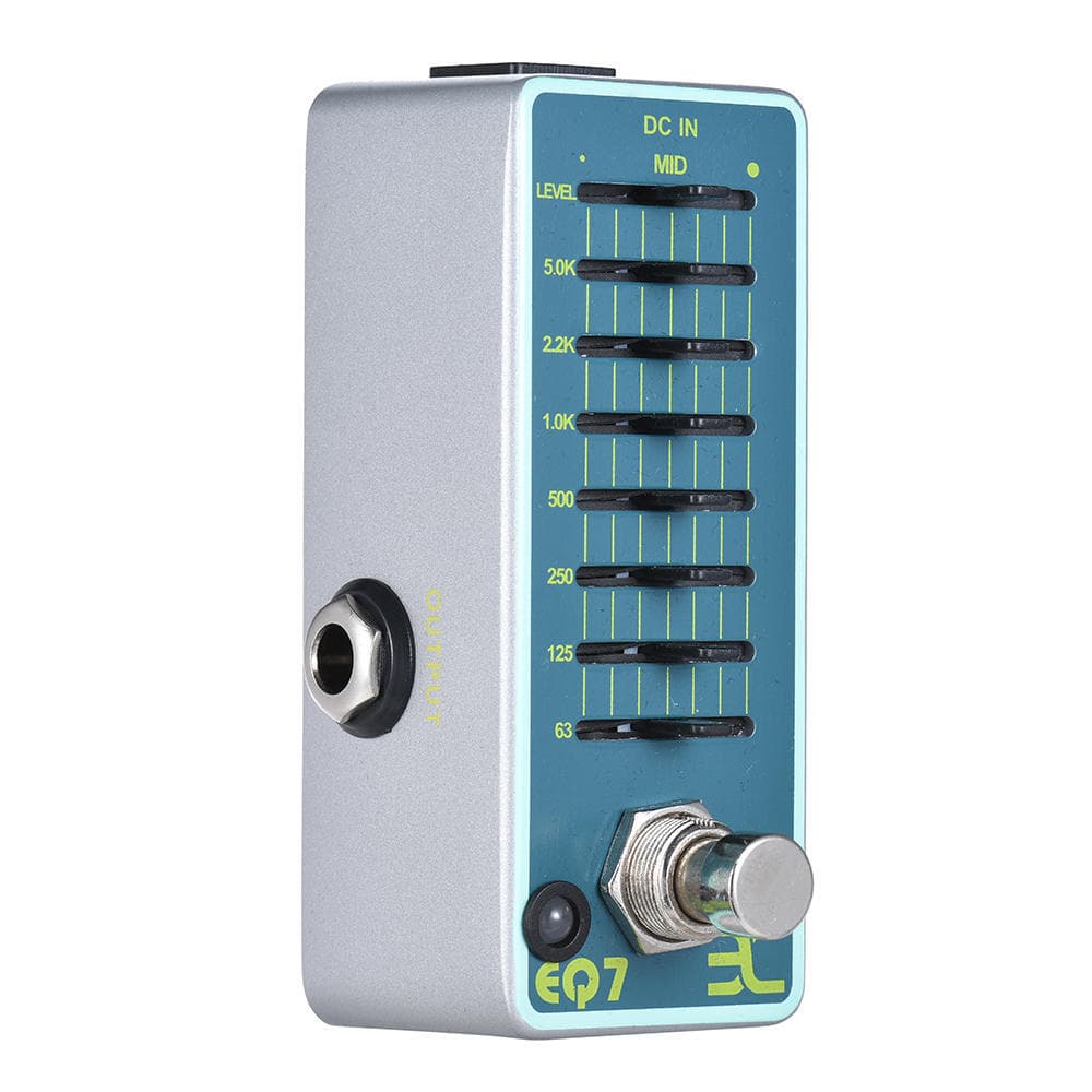 ENO EX EQ7 Guitar Equalizer Effect Pedal 7-Band EQ Full Metal Shell True Bypass