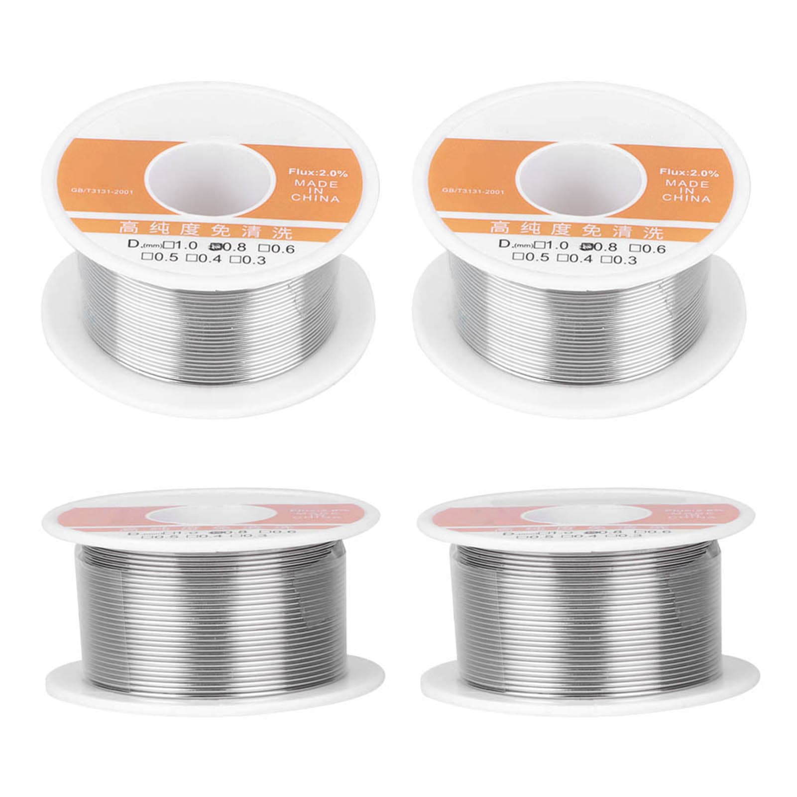 4Pcs Tin Wire High Purity NoClean Soldering Iron Welding Accessories 0.8mm
