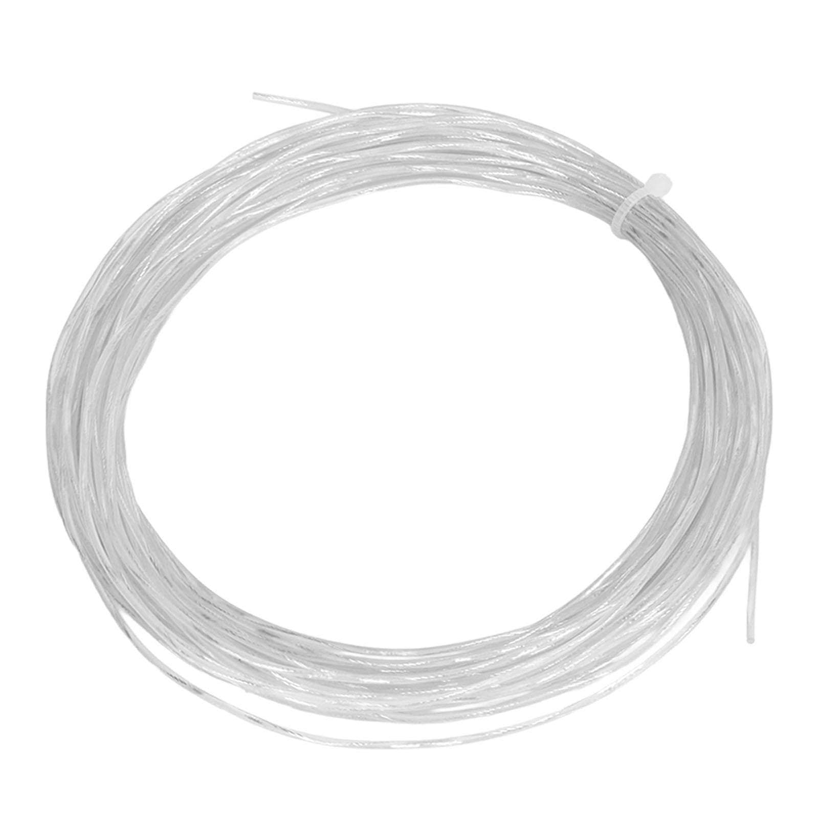 12.2m 1.30mm Tennis Rackets String Elastic Nylon Titanium Tennis Racquet Wire Replacement for