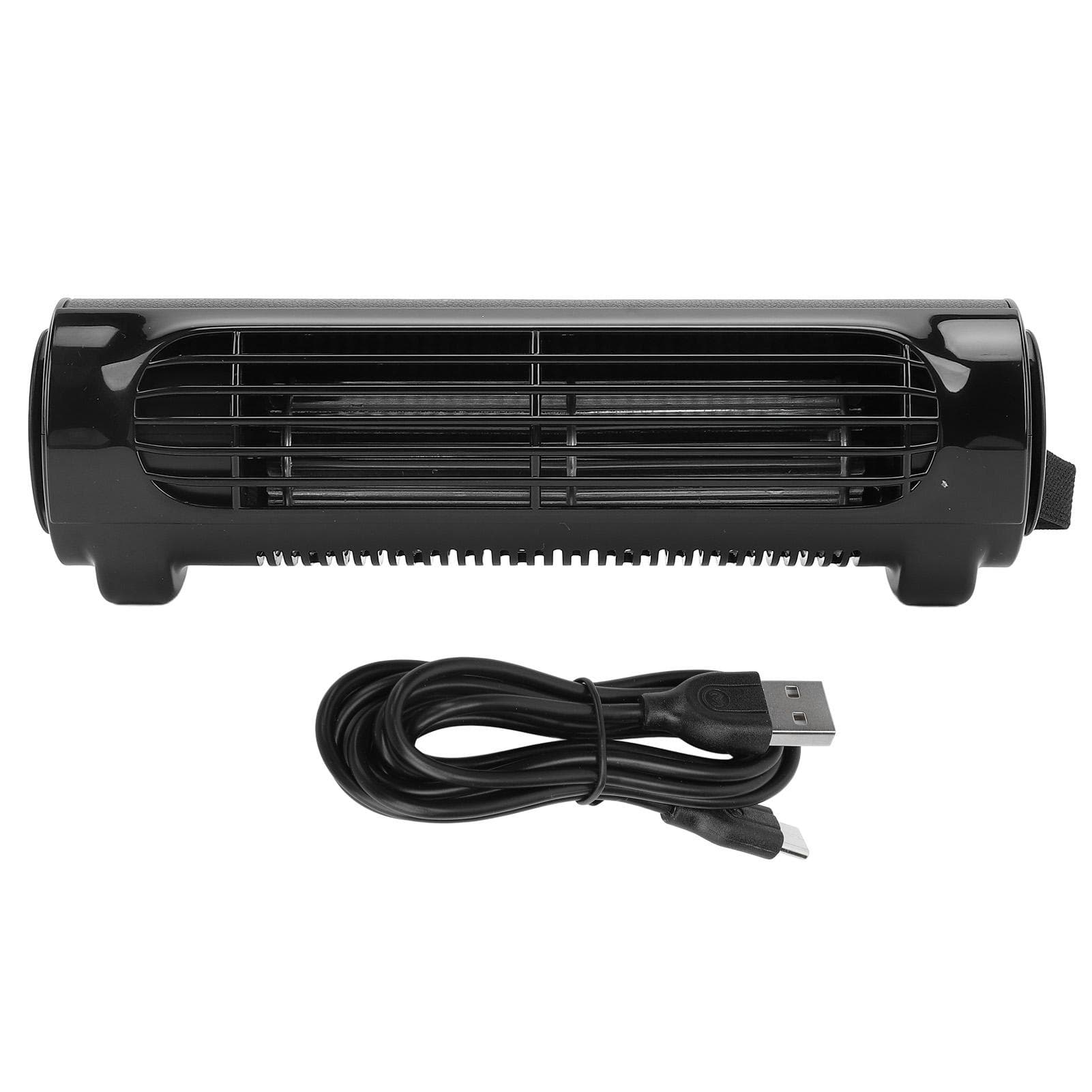 Car Mounted Seat Cooling Fan ABS 3 Speeds USB Powered Quiet Portable Car Fan Headrest Cooling Fan black