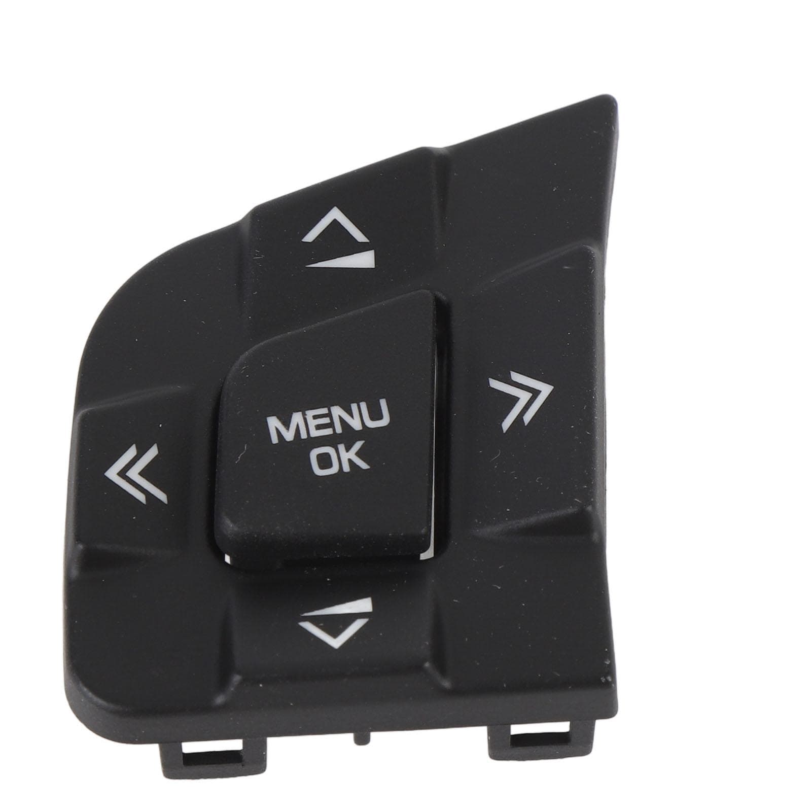 2PCS Steering Wheel Switch Button Cover Left Side Black Steering Wheel Buttons Decoration Trim for