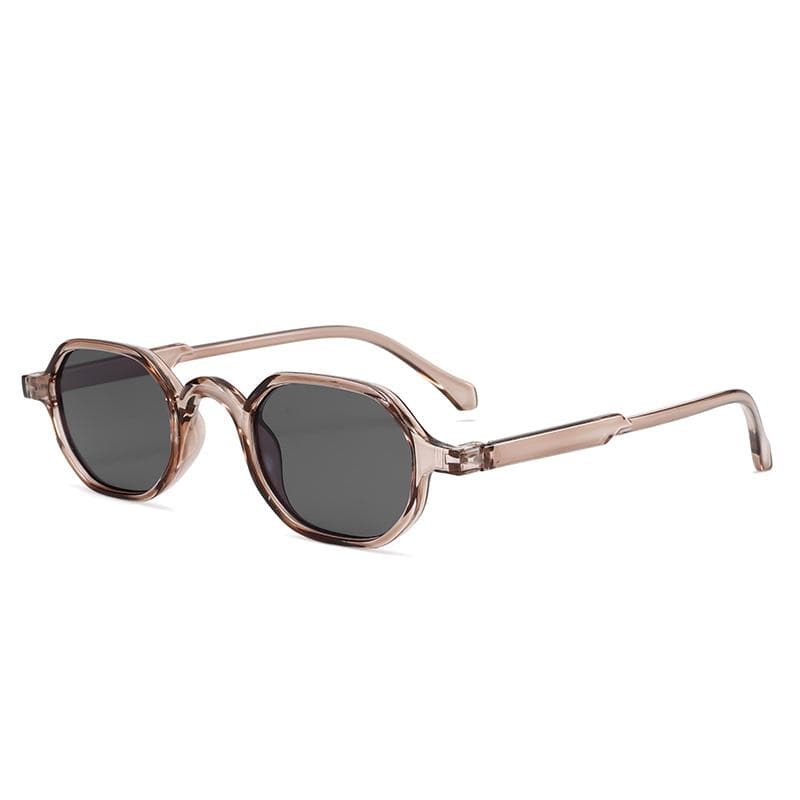 Fashion Square Sunglasses Women Men Retro Leopard Blue Gradient UV400 Protection Sun Glasses