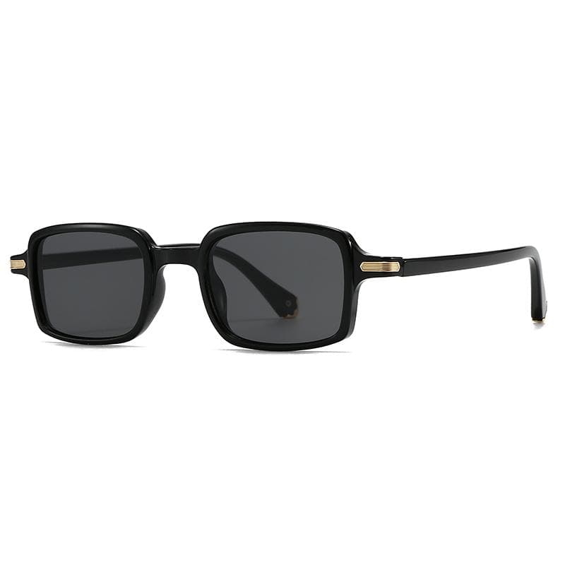 Cross-Border European American Narrow Small Square Frame Sunglasses Trendy Street Photography Retro Modern Style 2543