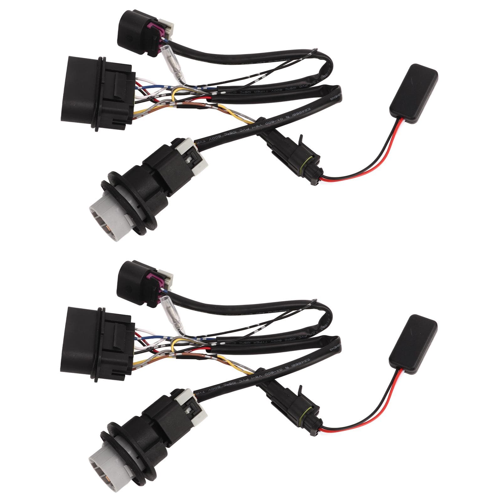 2PCS Headlights Conversion Wire Shockproof Flexible Replacement For Dodge Ram 1500 2500 3500