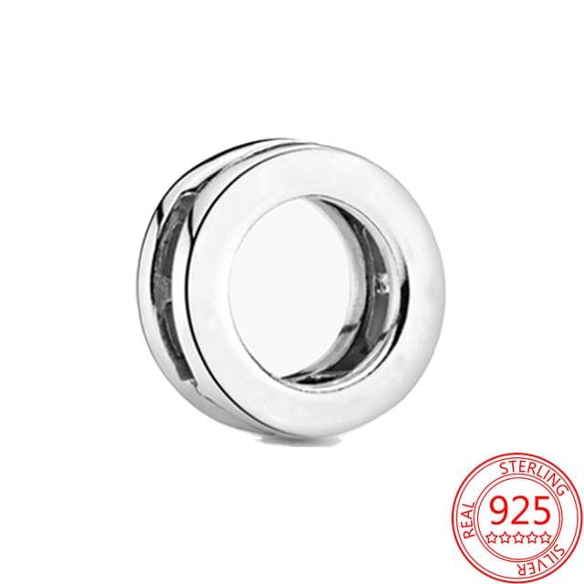 Authentic 925 Sterling Silver Timeless Sparking Clip Charm Fit Original Reflexions Bracelet Making Trendy Wedding Party Jewelry