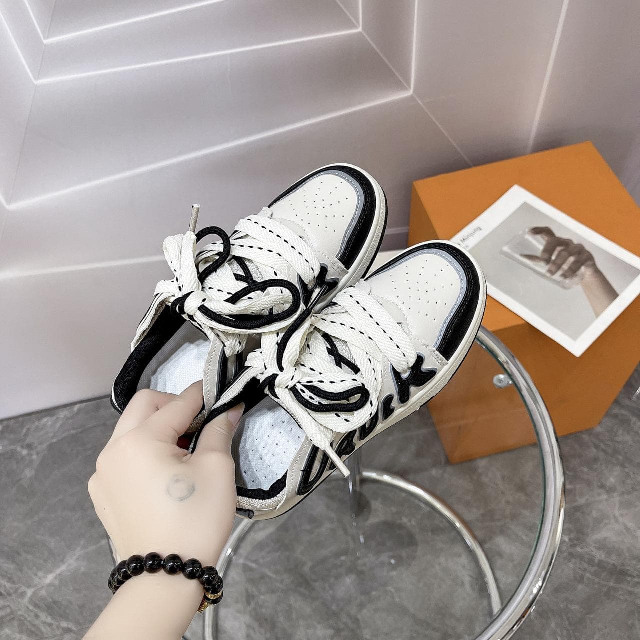 Skateboard Shoes for Men and Women Spring New Sports Shoes Women's Trendy All-match Casual Shoes Canvas Shoes 40 black