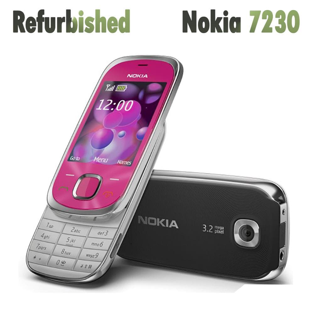 Refurbished Nokia Original Nokia 7230 Mobile Phone With 1 SIM simple set black