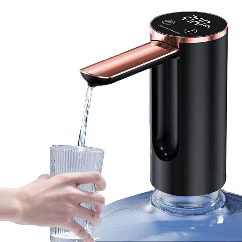 Automatic Water Dispenser with Water Quantity Selection Electric Foldable Water Pump for Universal black