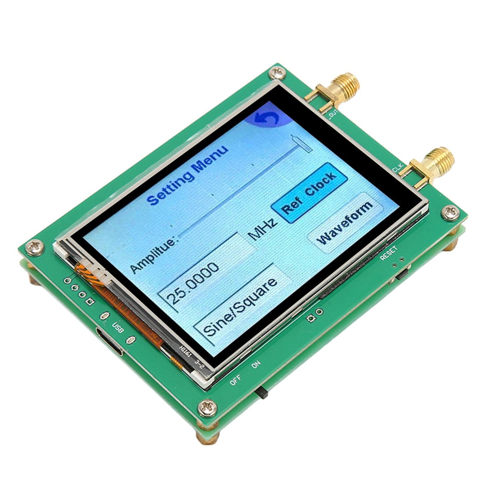 MAX2870 RF Signal Source 2.8 Inch Touch Screen High Accuracy Low Noise 0.5PPM PLL 23.5‑6000Mhz