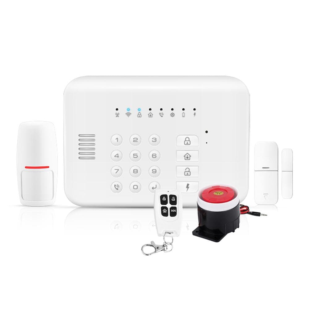 Security Alarm System  Kit Auto Dial GSM+WiFi Home Security Wireless Alarm System GSM Home Security S6615UK