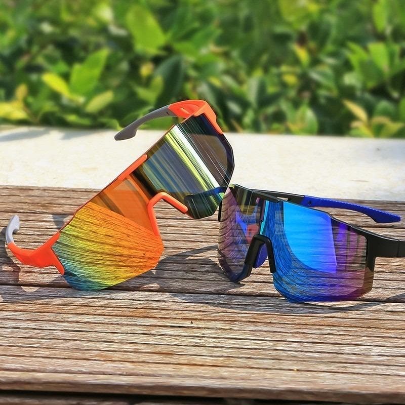 1/2Pcs Unisex Photochromic Sports Sunglasses UV Protection for Cycling Running Rain Shield
