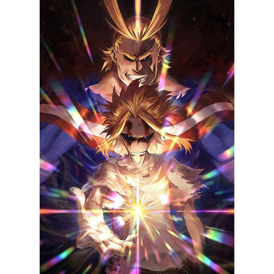 5D Diamond Full Drill Anime My Hero Academia Painting Home Decor Cross Stitch Embroidery 50X70CM