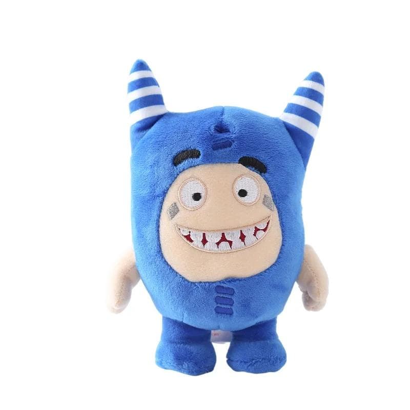 Oddbods Plush Toy Funny Plush toys Cartoon Anime Doll Holiday Gift 18cm blue