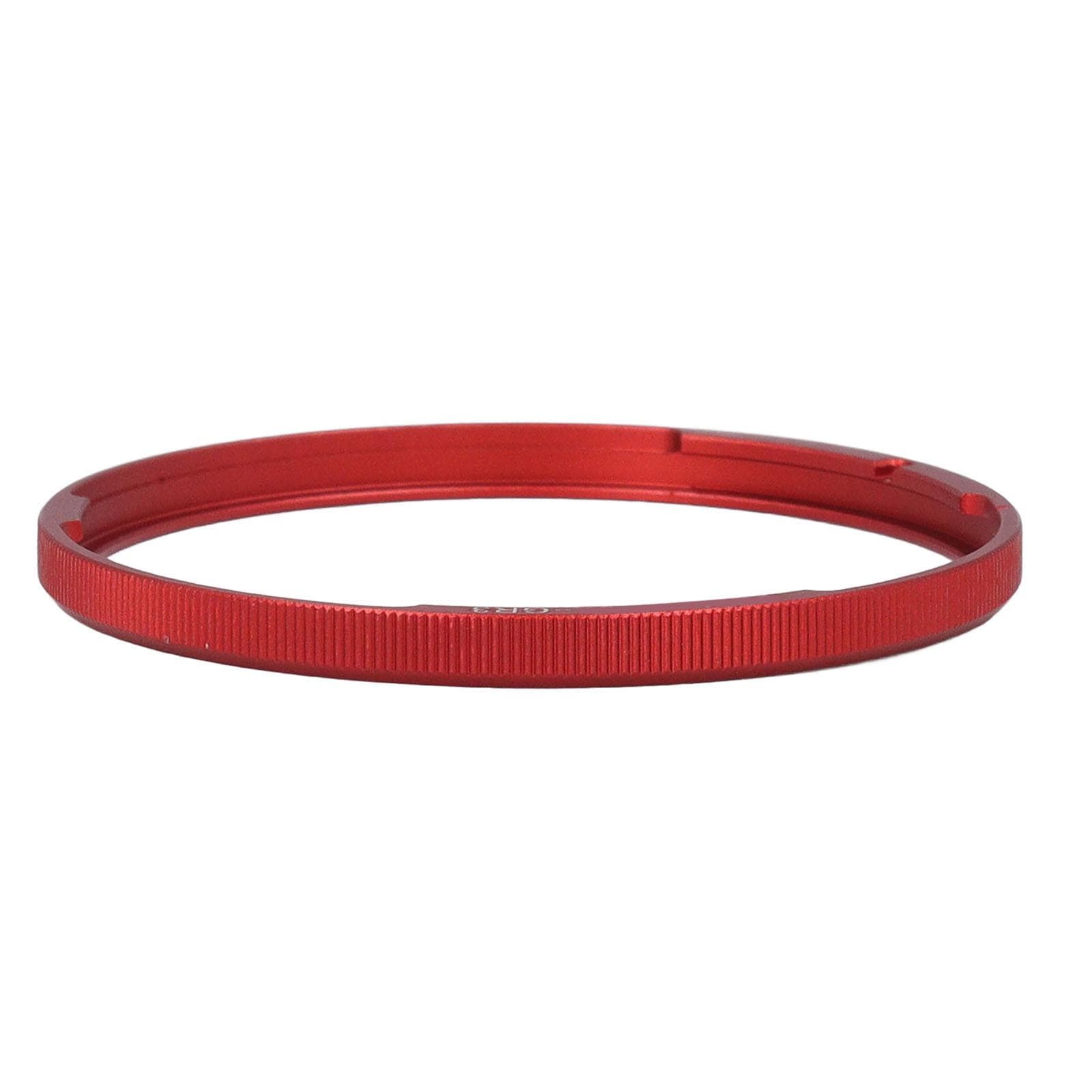 Lens Decoration Ring Aluminum Alloy Protective Lightweight Snap On Lens Ring for GR3 Red red