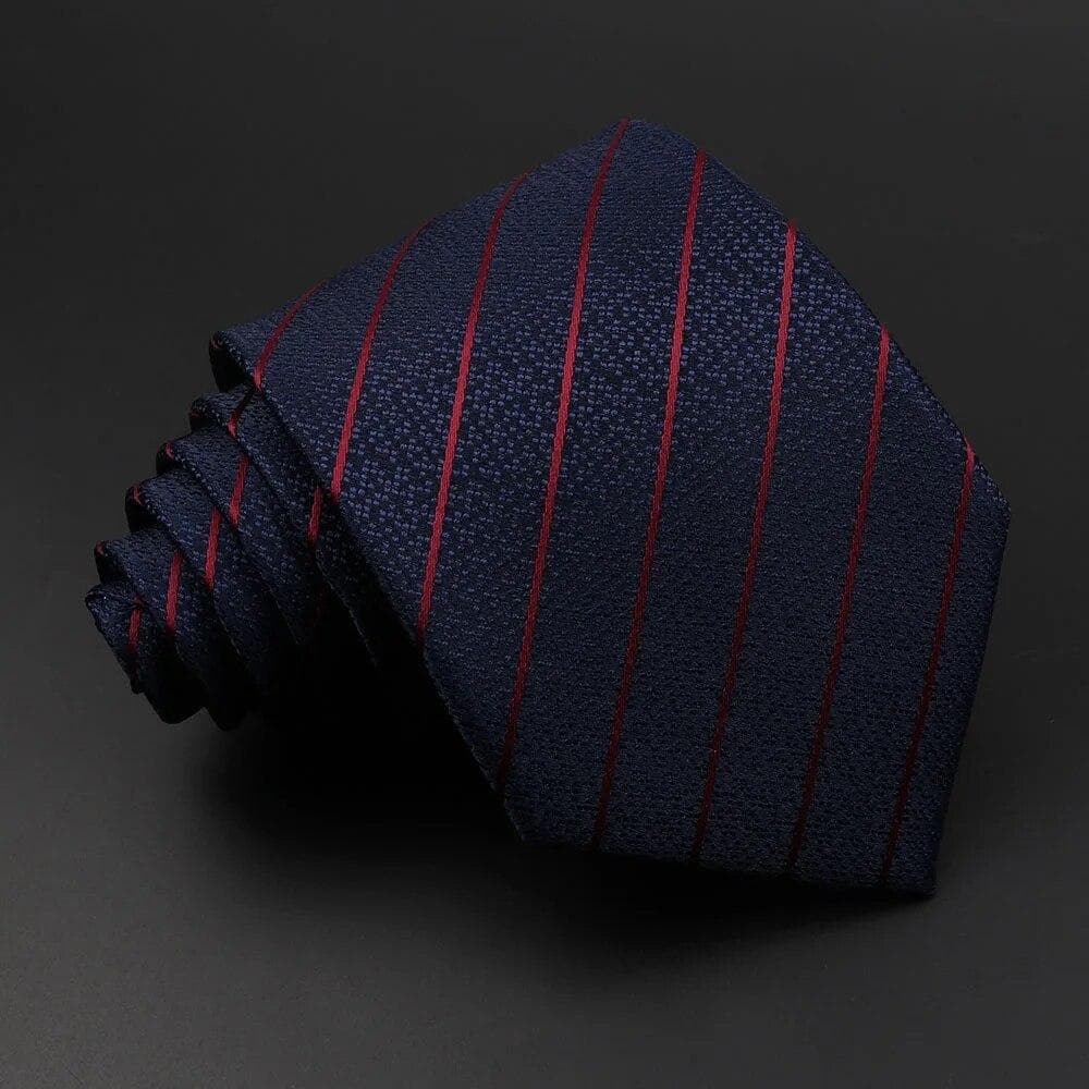 Men's Tie, Luxury, 8cm, Striped Paisley Plaid, Jacquard Necktie, For Business Wedding,