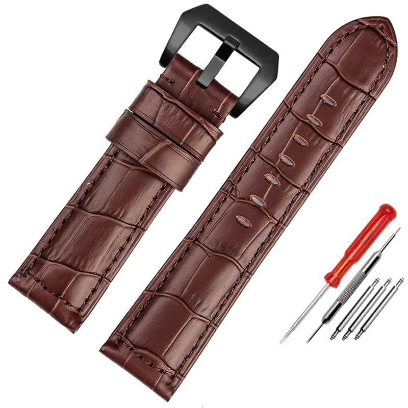 High quality Waterproof Watch band For Panerai PAM688 441/1313 Cowhide Leather Men's blue Watch Strap accessories 22MM 24mm 26mm 20mm