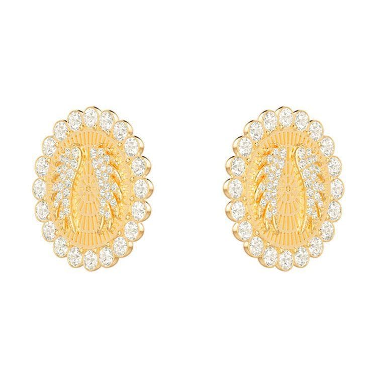 Swarovski Lucky Goddess Romantic Glamorous Angel Wings Earrings Women earrings 5464120 Gold Plated