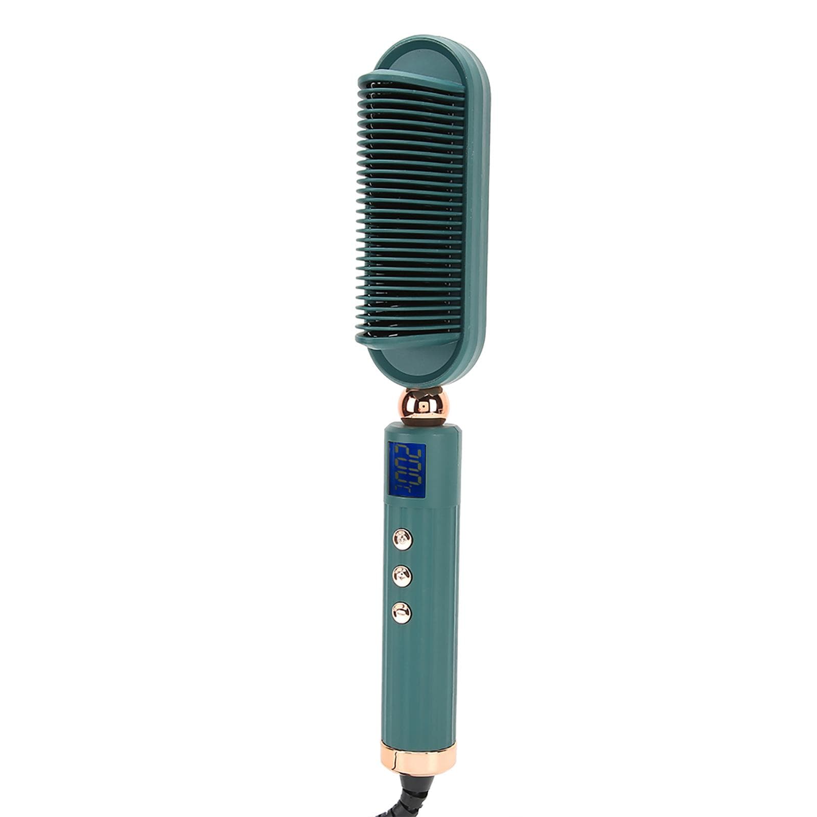 Professional Electric Hair Comb Brush Ionic Hair Straightener Hairstyling Tool for Home Salon CN PLUG