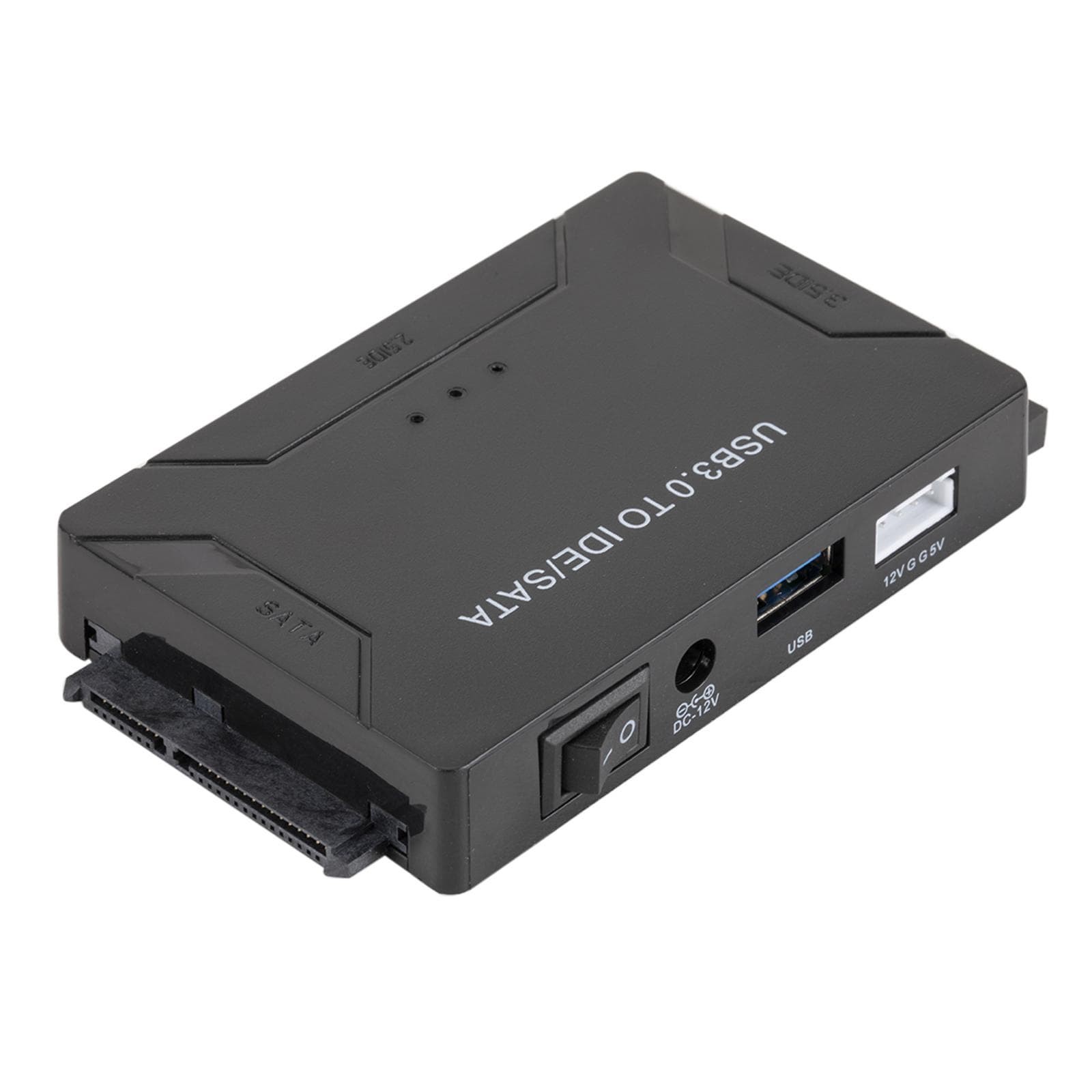 USB 3.0 to IDE & SATA Hard Driver Converter External Hard Drive Adapter Kit 2.5 /3.5 Cable EU Plug black