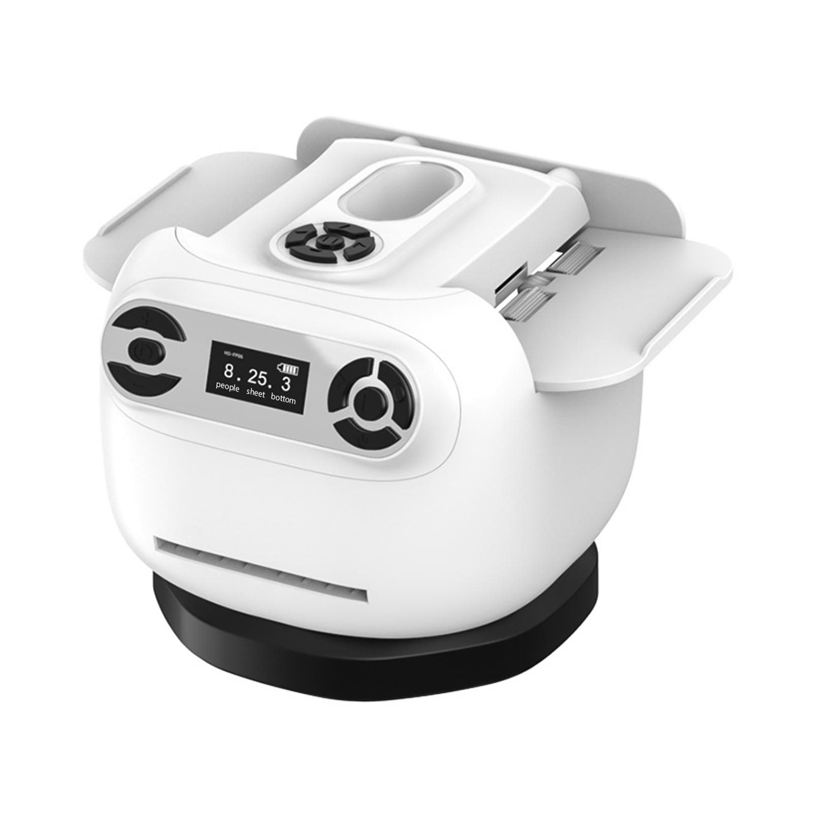 Automatic Card Shuffler and Dealer Machine 360 Degree Rotating 2 Deck Electric Casino Card white