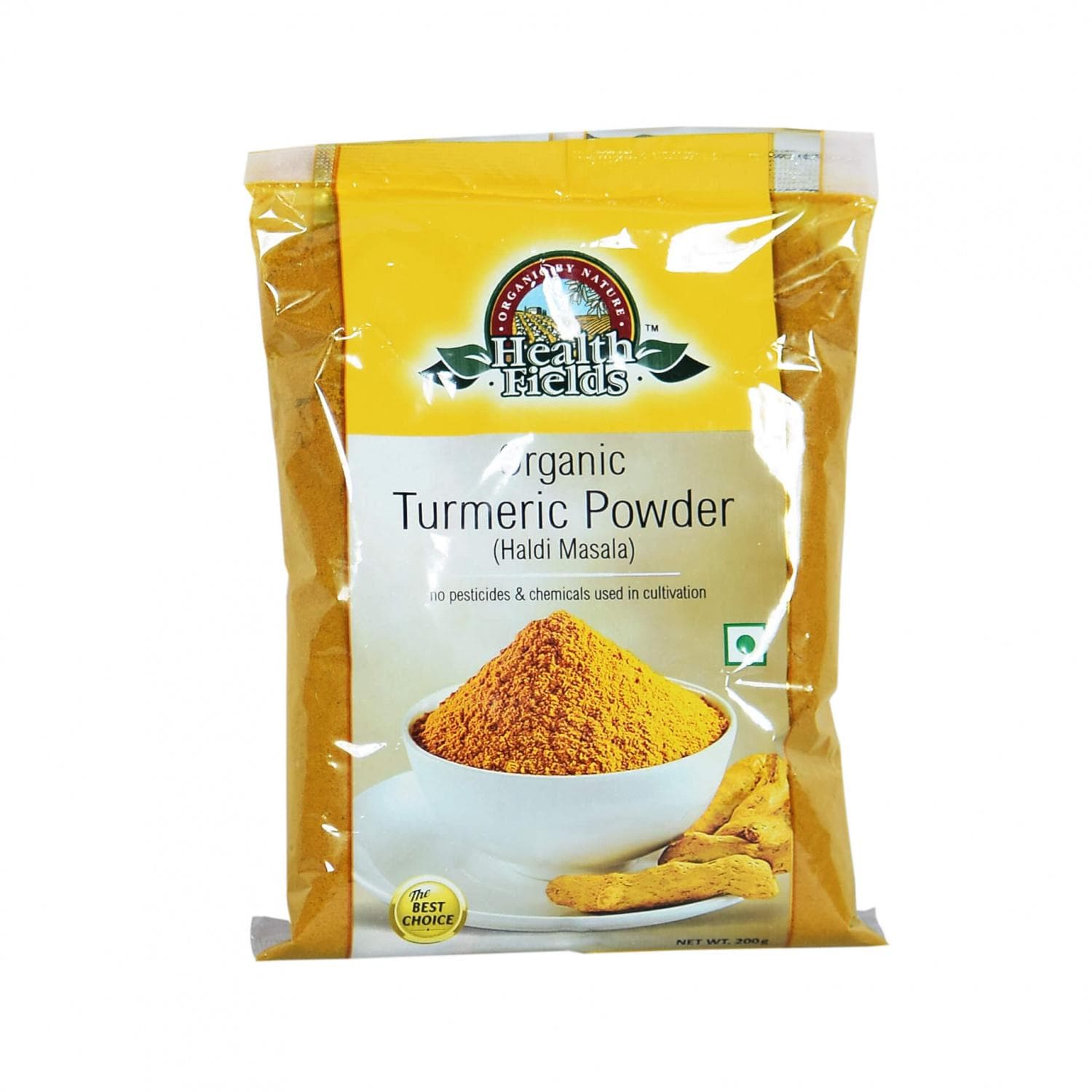 Ground Turmeric (200 g), Organic Turmeric Powder Health Fields