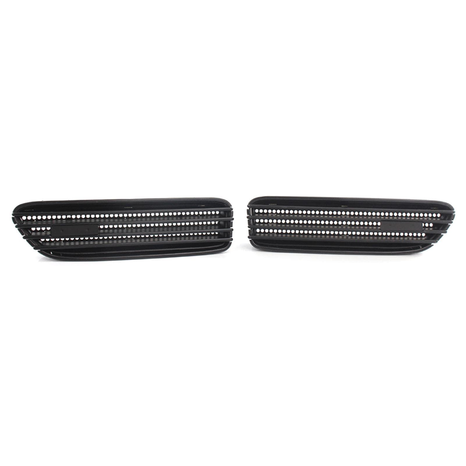 Glossy Black Side Grill Grille Fender Vents Replacement for BMW E46 M3 01-06 black